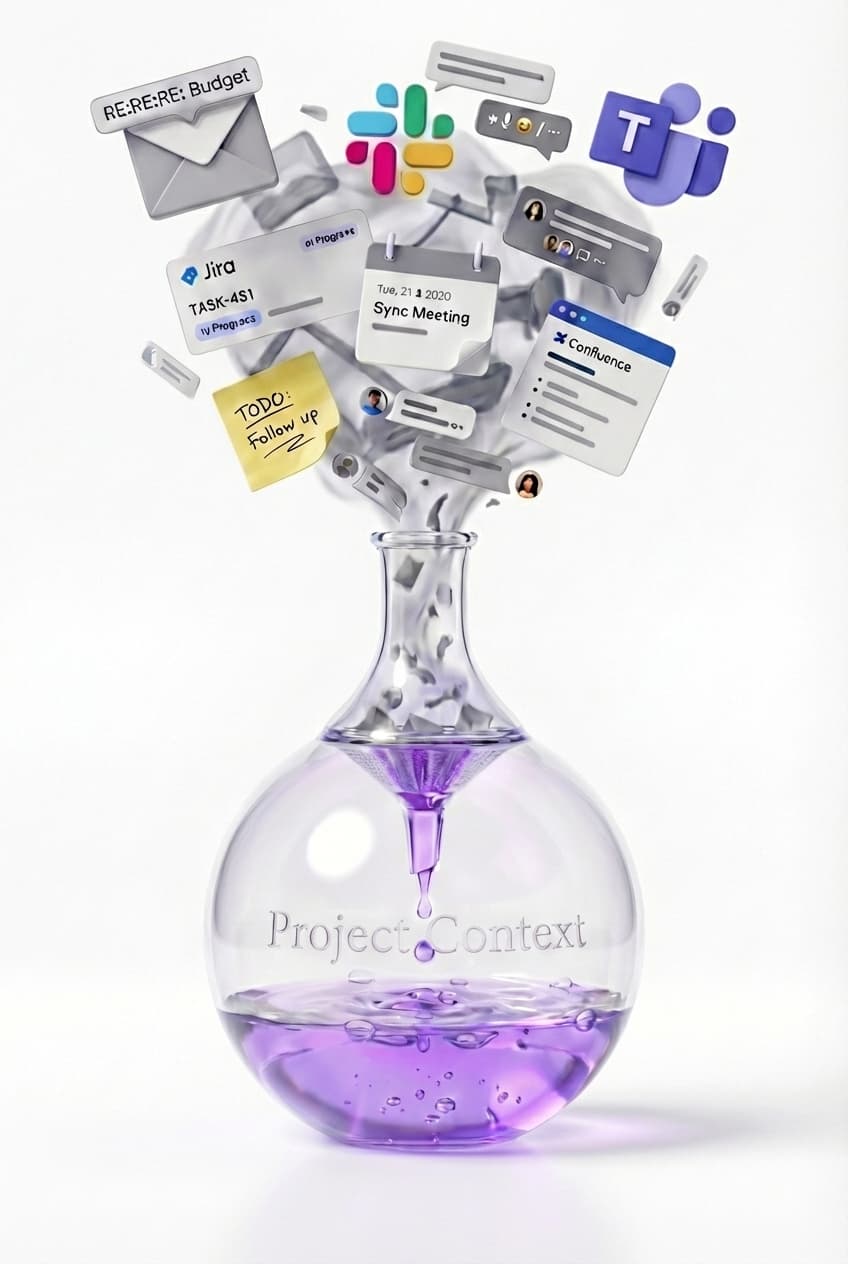 AI-ready project management — powered by a living Single Source of Truth.