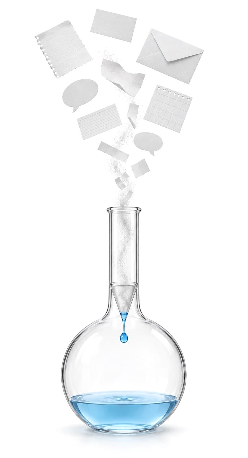 Context Distillation turns new signals into human-confirmed changes to project context
